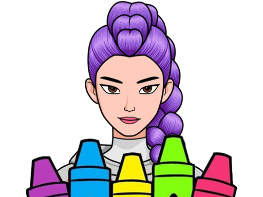 Spēle kpop hunter coloring — bezmaksas online spēle