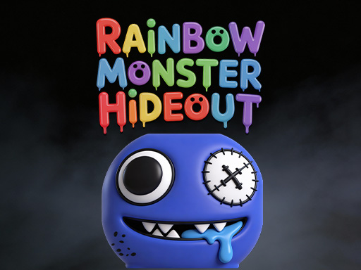 Spēle Rainbow Monster Hideout 3D — bezmaksas online spēle