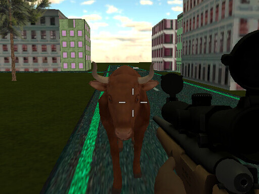 Spēle Bull Time Shooter — bezmaksas online spēle