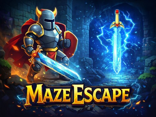 Spēle Maze Escape Hero — bezmaksas online spēle