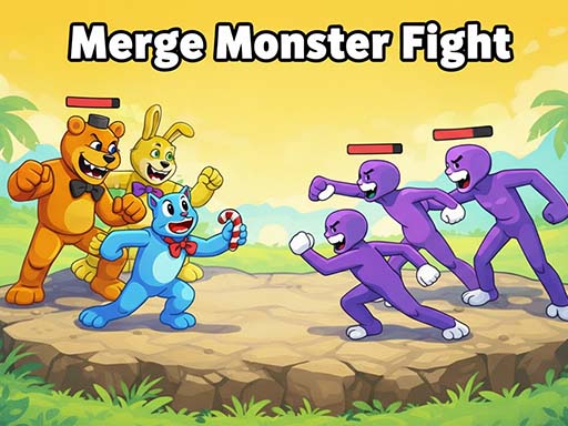 Spēle Merge Monster Fight — bezmaksas online spēle