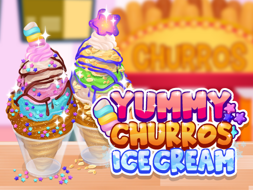 Spēle Yummy Churros Ice Cream 2 — bezmaksas online spēle