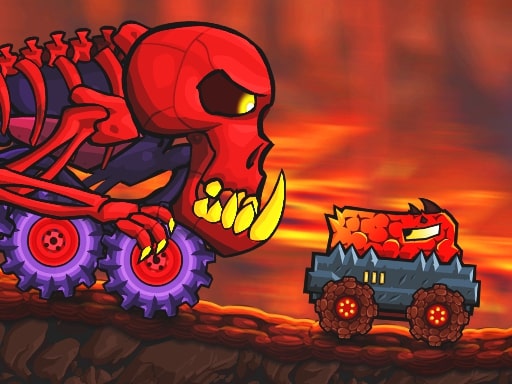 Spēle Car Eats Car: Volcanic Adventure — bezmaksas online spēle
