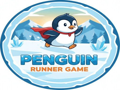 Spēle Penguin Runner Game — bezmaksas online spēle
