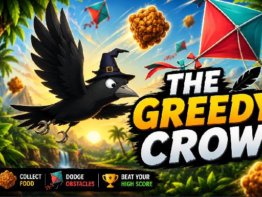Spēle The Greedy Crow — bezmaksas online spēle