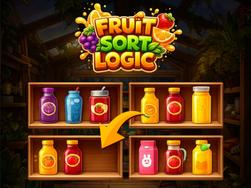 Spēle Fruit Sort Logic — bezmaksas online spēle