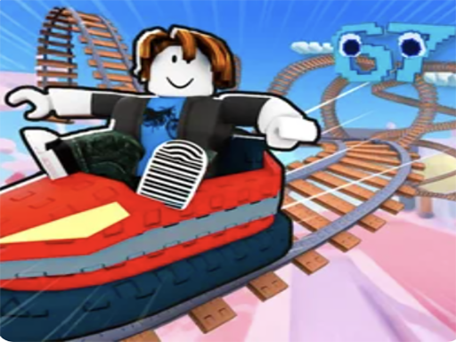 Spēle Obby: Climb Up and Slide Down on Minecarts — bezmaksas online spēle