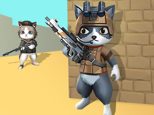 Spēle Super Cat Free Fire — bezmaksas online spēle