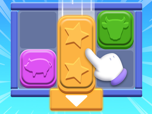 Spēle Color Wood Animal Jam — bezmaksas online spēle