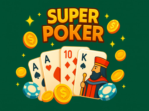 Spēle Super Poker — bezmaksas online spēle