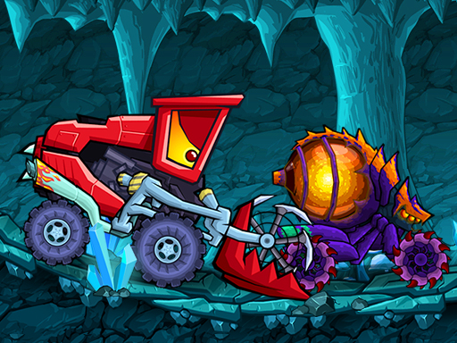 Spēle Car Eats Car: Dungeon Adventure — bezmaksas online spēle