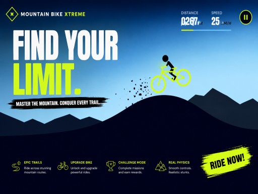 Spēle Mountain Bike Xtreme — bezmaksas online spēle