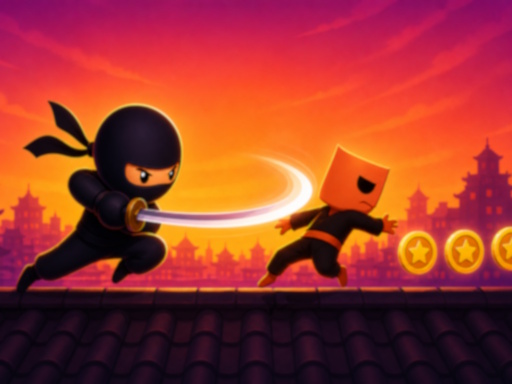 Spēle Ninja on the Run — bezmaksas online spēle