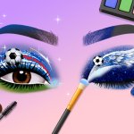 Spēle World Cup Eye Art — bezmaksas online spēle
