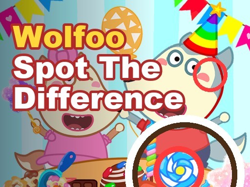 Spēle Wolfoo Spot The Difference — bezmaksas online spēle