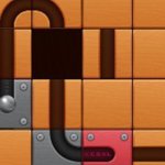 Spēle Unroll Ball Slide Puzzle — bezmaksas online spēle