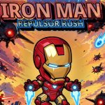 Spēle Iron Man Repulsor Rush — bezmaksas online spēle