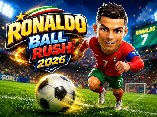 Spēle Ronaldo Ball Rush 2026 — bezmaksas online spēle