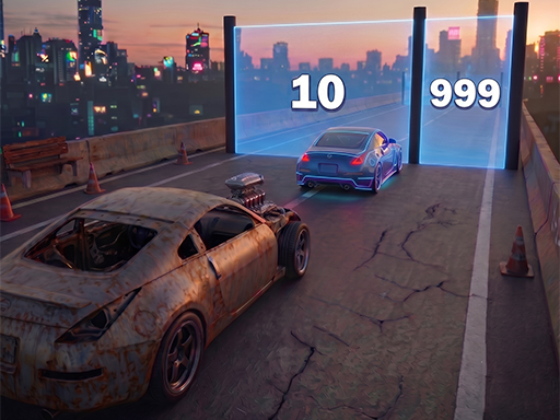 Spēle Car Evolution Pro : Math Gates — bezmaksas online spēle