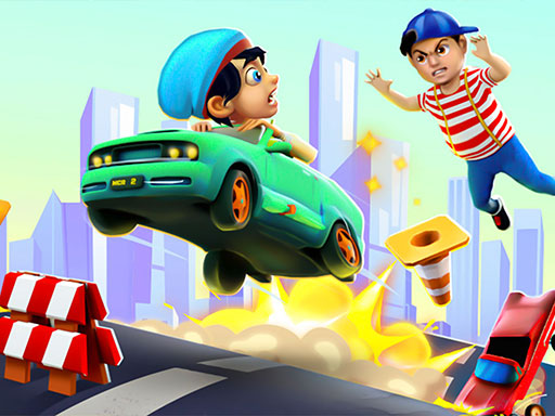 Spēle Mini Car Runner   Meme Games — bezmaksas online spēle