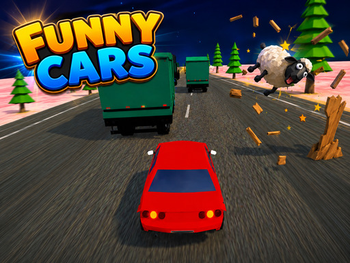 Spēle Funny Cars — bezmaksas online spēle