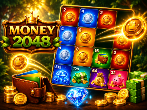 Spēle Money 2048 — bezmaksas online spēle