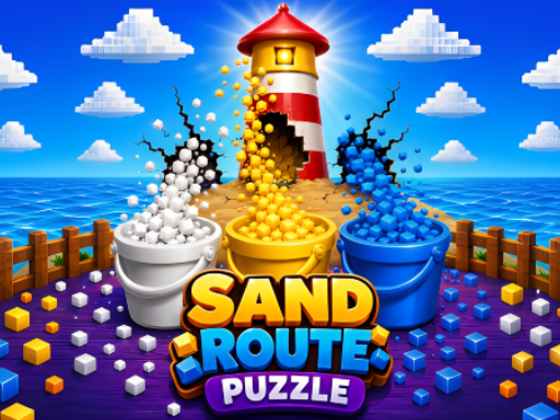 Spēle Sand Route Puzzle — bezmaksas online spēle