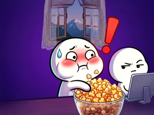 Spēle Popcorn Thief — bezmaksas online spēle