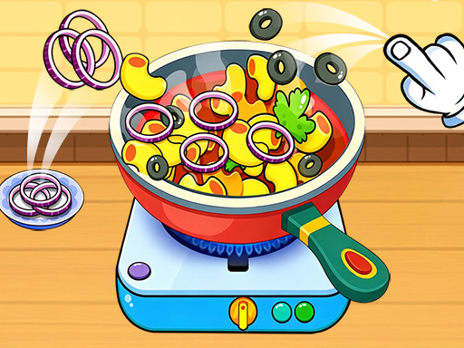 Spēle Kids Kitchen Cozy Cooking — bezmaksas online spēle