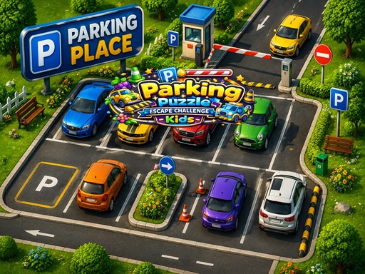 Spēle Parking Puzzle Escape Challenge   Kids — bezmaksas online spēle