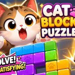 Spēle Cat Block Puzzle — bezmaksas online spēle