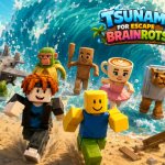 Spēle Tsunami For Escape Brainrots — bezmaksas online spēle