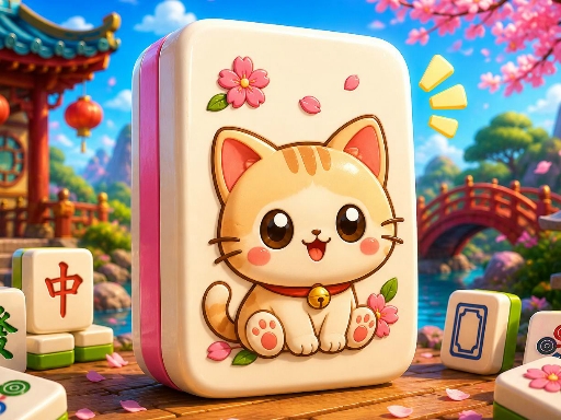 Spēle Cute Tiles Mahjong — bezmaksas online spēle