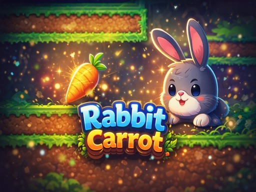 Spēle Rabbit Carrot — bezmaksas online spēle