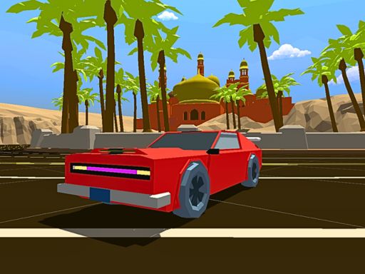 Spēle Car Stunt Racing Stylized — bezmaksas online spēle
