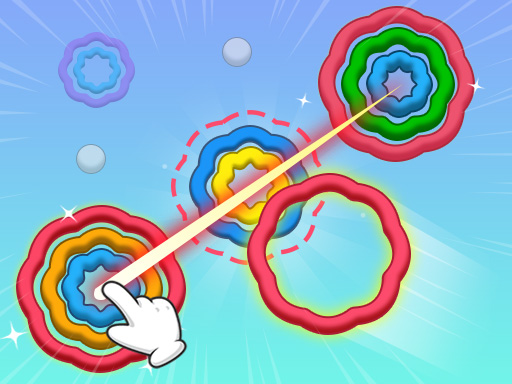 Spēle Color Ring Sorting Match — bezmaksas online spēle