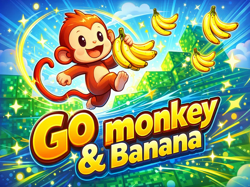 Spēle Go monkey & Banana — bezmaksas online spēle