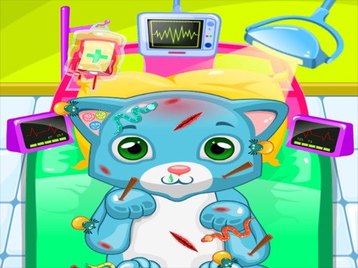 Spēle ASMR Cat Doctor Clinic — bezmaksas online spēle