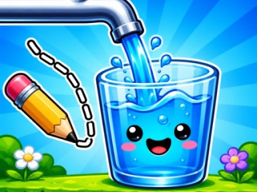 Spēle Water Flow Happy Glass — bezmaksas online spēle