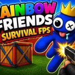 Spēle Rainbow Friends Survival FPS — bezmaksas online spēle