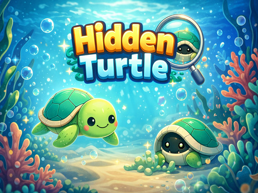 Spēle Hidden Turtle — bezmaksas online spēle