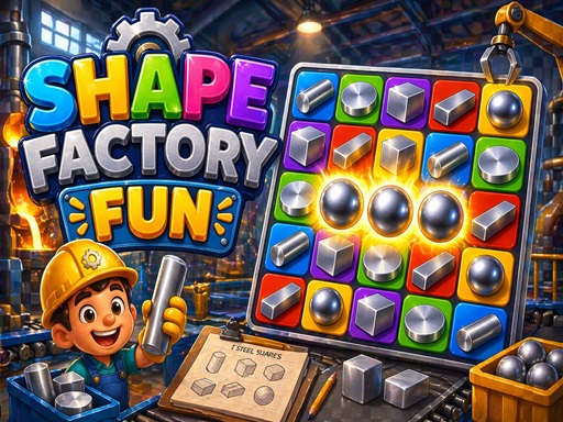 Spēle Shape Factory Fun — bezmaksas online spēle