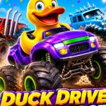 Spēle Duck Drive Truck Race — bezmaksas online spēle
