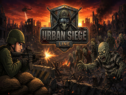 Spēle Urban Siege Line — bezmaksas online spēle