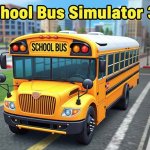 Spēle School Bus Simulator 3D — bezmaksas online spēle