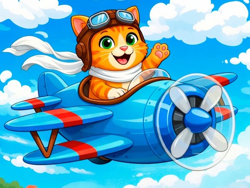 Spēle Cartoon Airplanes: Jigsaw Puzzles — bezmaksas online spēle