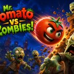 Spēle Mr Tomato VS Zombies — bezmaksas online spēle