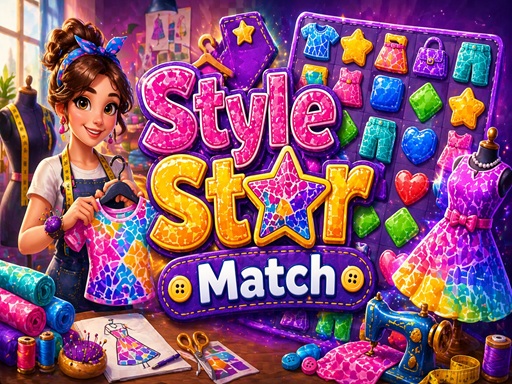 Spēle Style Star Match — bezmaksas online spēle