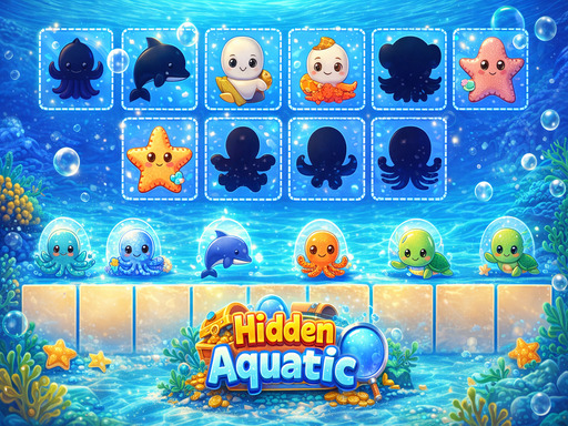 Spēle Hidden Aquatic — bezmaksas online spēle