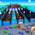 Spēle Muscle Race Game — bezmaksas online spēle